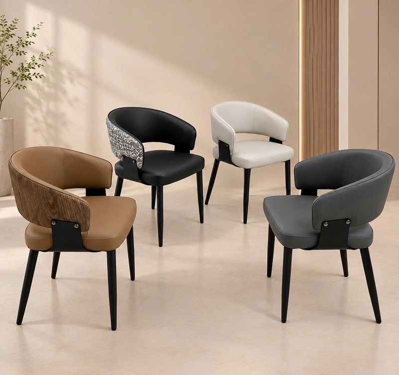 Ghế Ăn Bọc Da Nhập Khẩu 595S