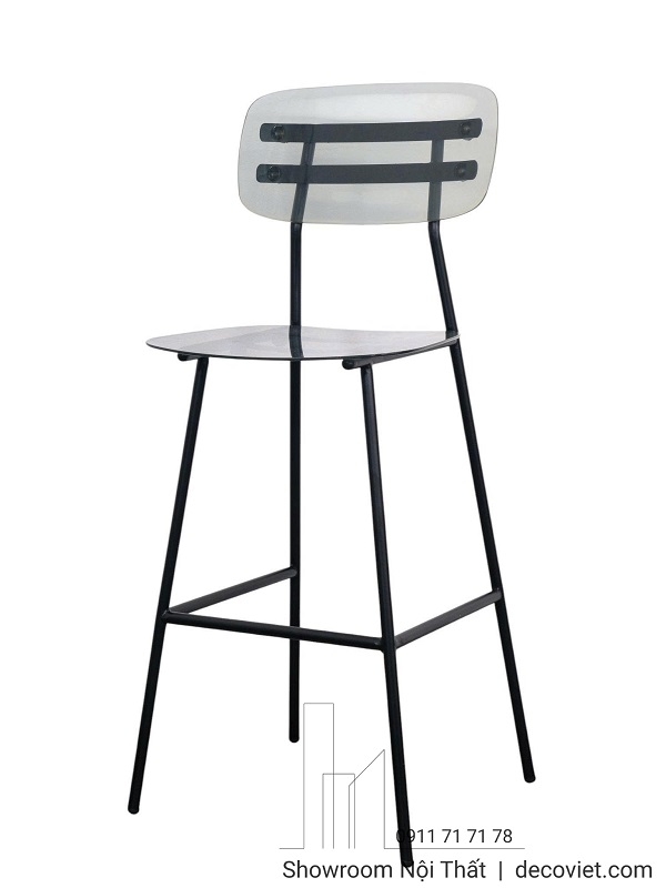 Ghế Quầy Bar Lưng Nhựa 270T