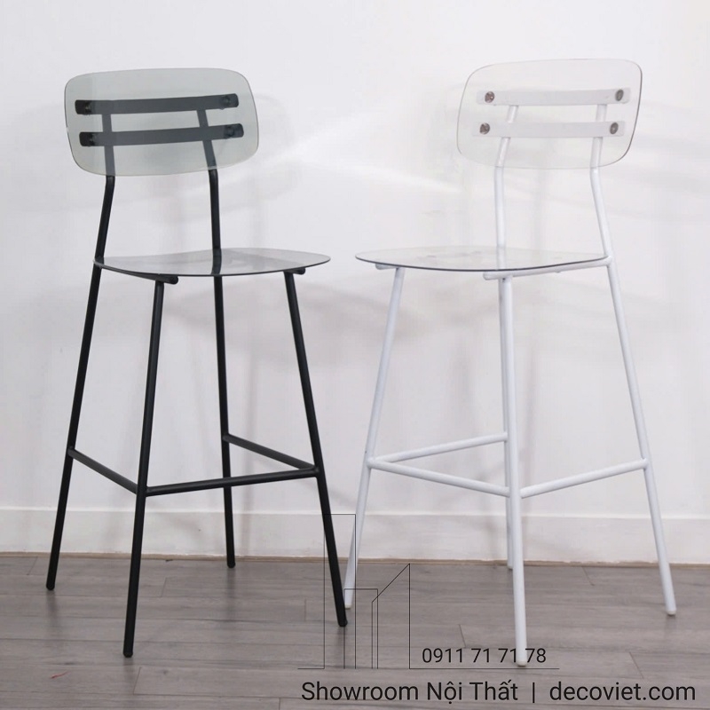 Ghế Quầy Bar Lưng Nhựa 270T