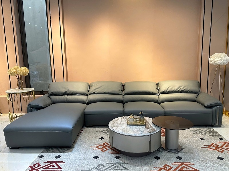 Ghế Sofa Da Bò Hiện Đại 933T