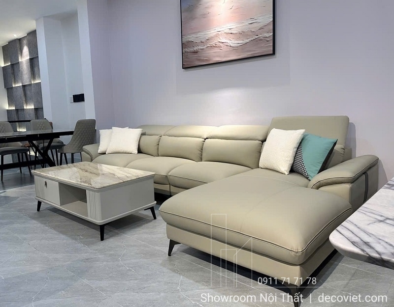 Ghế Sofa Da Chữ L 1014T
