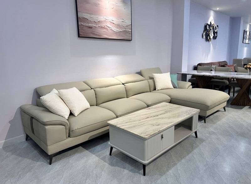 Ghế Sofa Da Chữ L 1014T