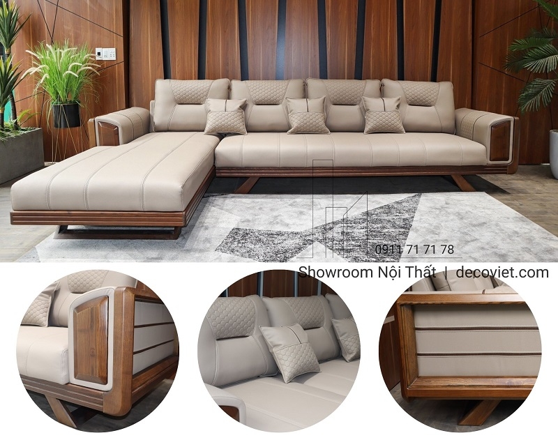 Ghế Sofa Gỗ Hiện Đại 680T