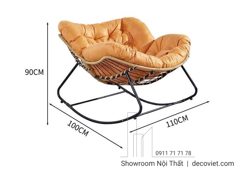 Ghế Thư Giãn Bập Bênh 3102T