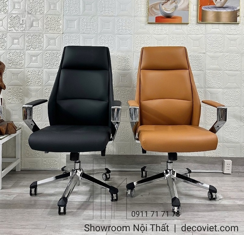 Ghế Văn Phòng Bọc Da 329T