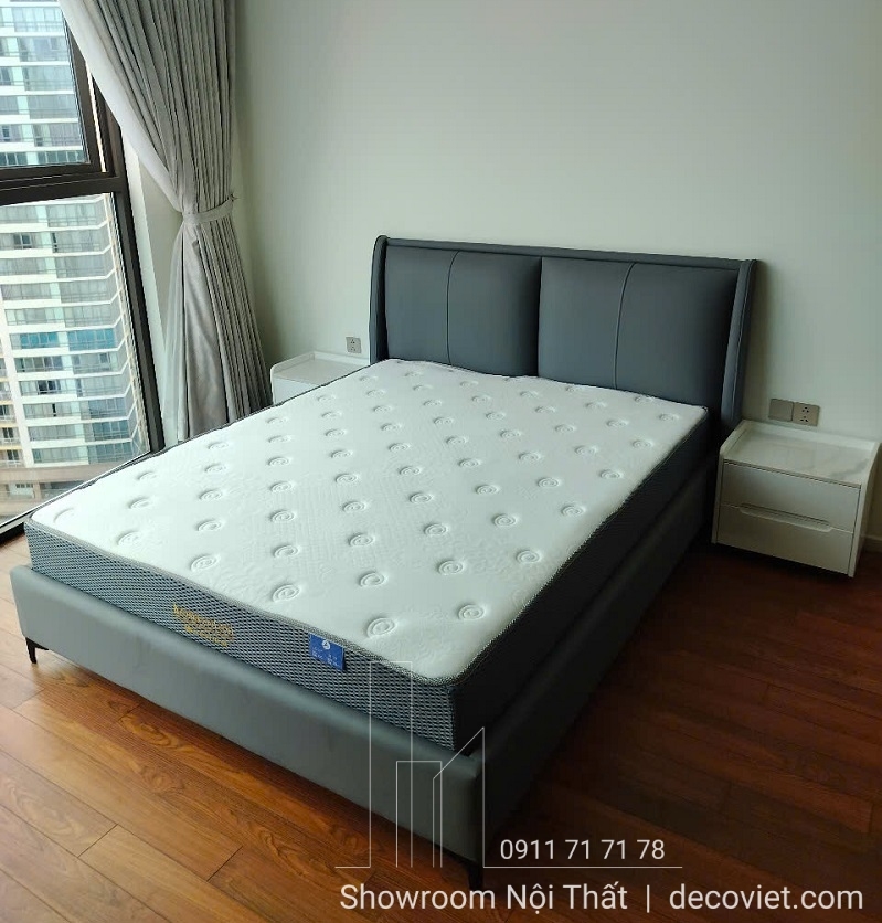 Giường Ngủ Bọc Da 107T