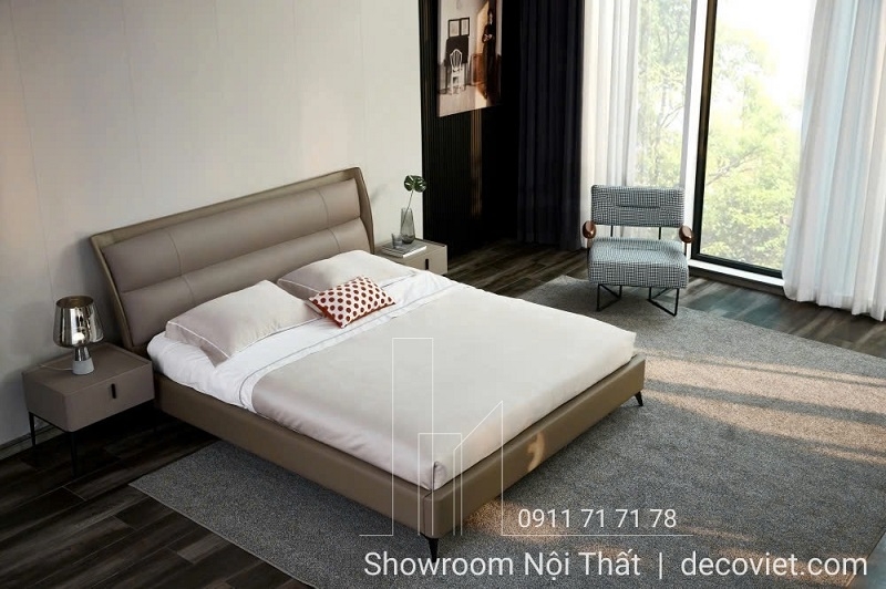Giường Ngủ Bọc Da 108T