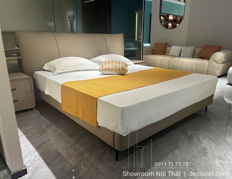 Giường Ngủ Bọc Da 195T