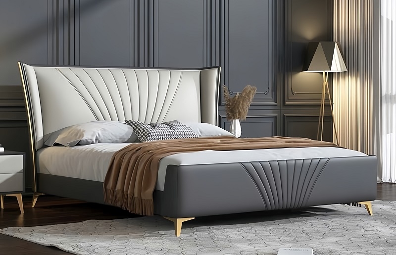 Giường Ngủ Bọc Da Hiện Đại 128T