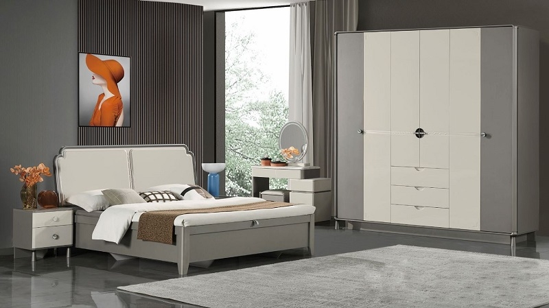 Giường Ngủ Gỗ Nhập Khẩu 161T