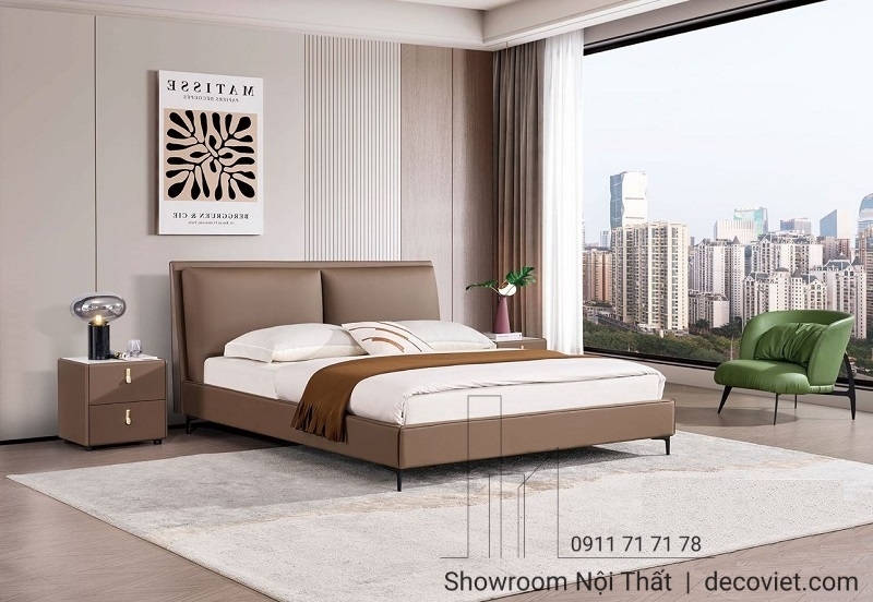 Giường Ngủ Hiện Đại Bọc Da 152T