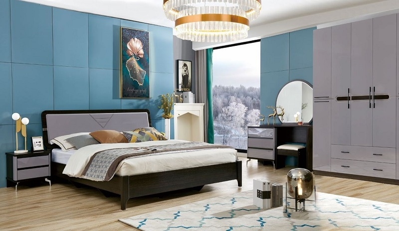 Giuờng Ngủ Gỗ Nhập Khẩu 171T