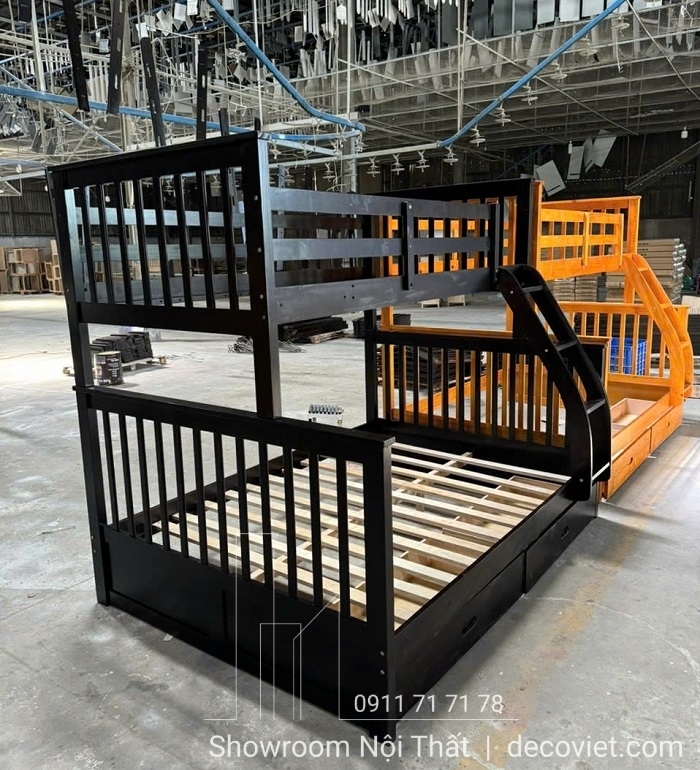 Giường Tầng Cho Bé 401T – Nâu