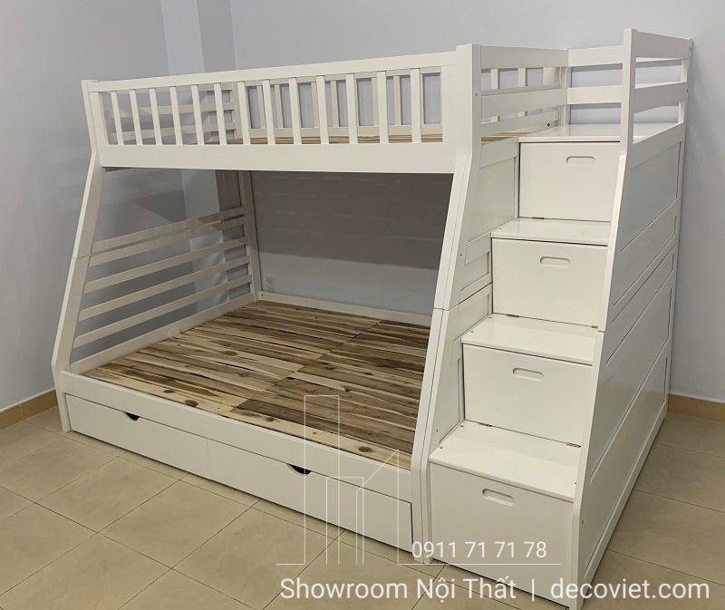 Giường Tầng 402T – Trắng