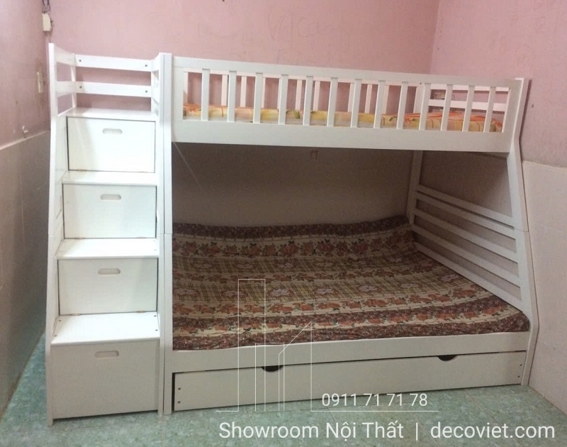 Giường Tầng 402T – Trắng
