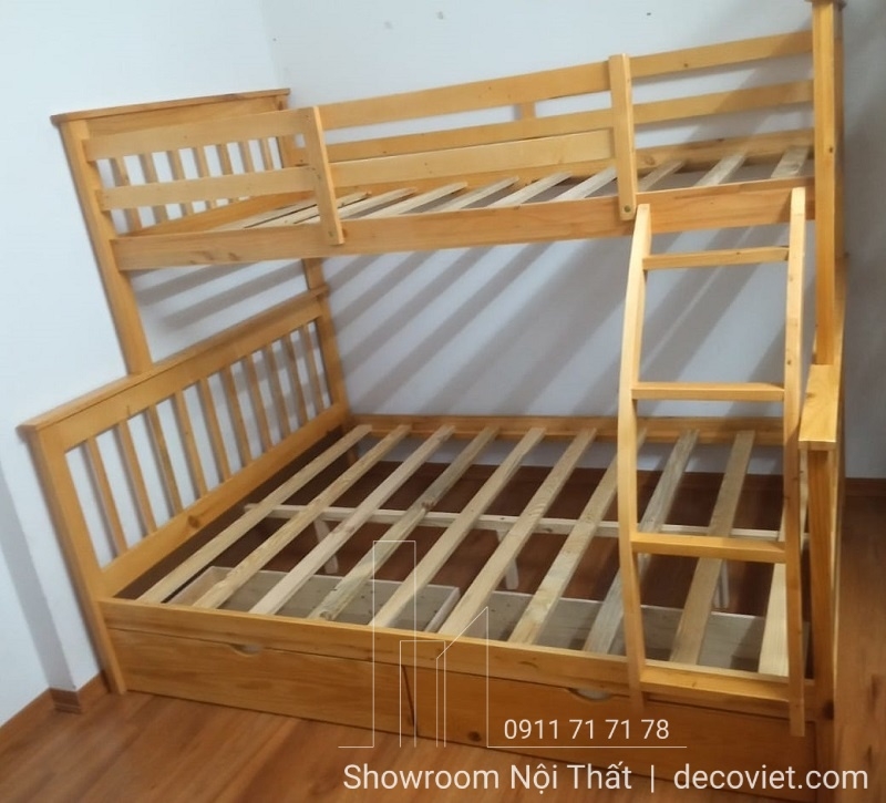 Giường Tầng Cho Bé 401T – Vàng