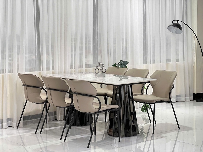 Mẫu Bàn Ăn 6 Ghế Giá Rẻ Hà Nội 2568S