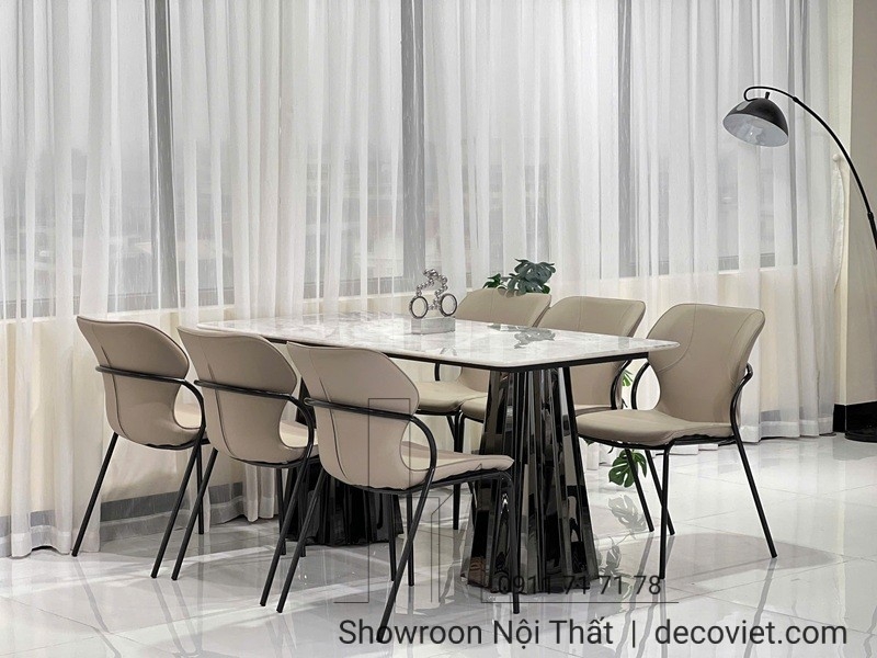 Mẫu Bàn Ăn 6 Ghế Giá Rẻ Hà Nội 2568S