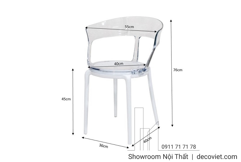 Mẫu Ghế Coffee Nhựa Đẹp 211T