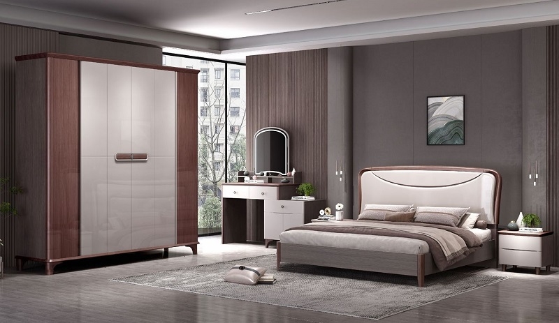 Mẫu Giường Ngủ Gỗ Hiện Đại 180T