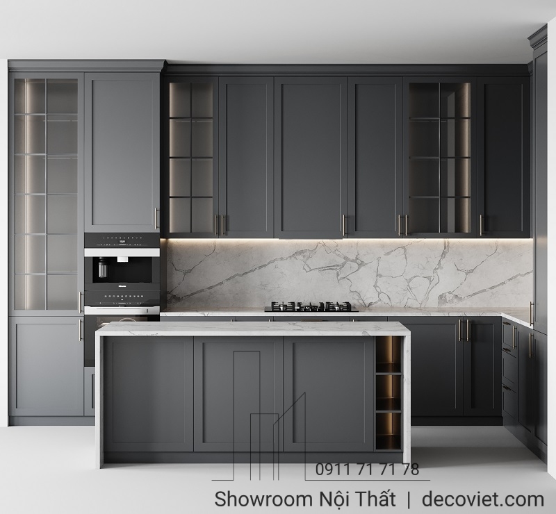 Mẫu Tủ Bếp Đẹp 420T