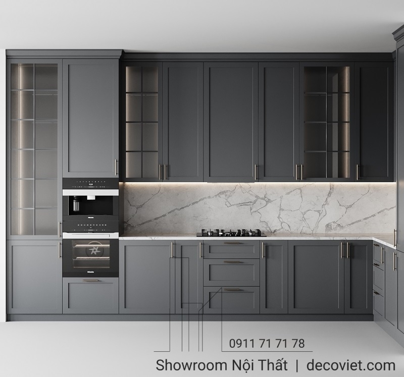 Mẫu Tủ Bếp Đẹp 420T