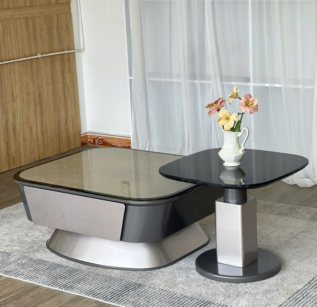 Set Bàn Sofa Mặt Đá Hiện Đại 439S