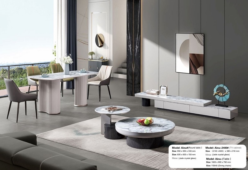 Set Bàn Trà Kệ Tivi Nhập Khẩu 82T