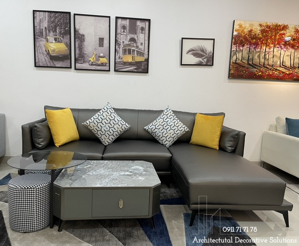 Sofa Da Hiện Đại 387T