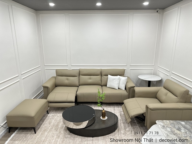 Sofa Chỉnh Điện Da Bò Ý 1087T