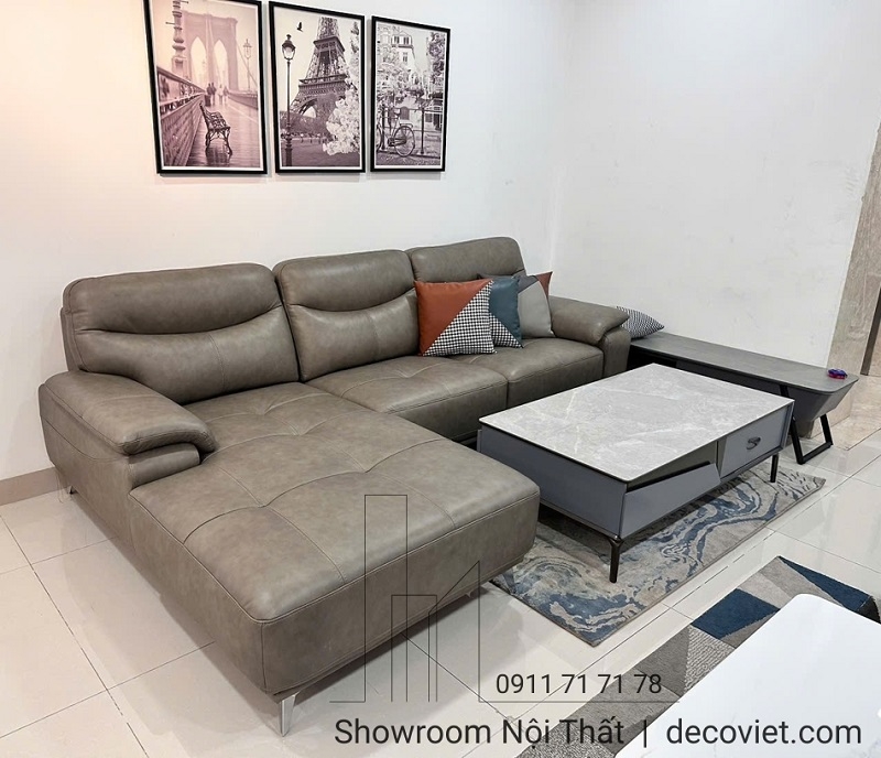 Sofa Da Bò Giá Rẻ 1016T