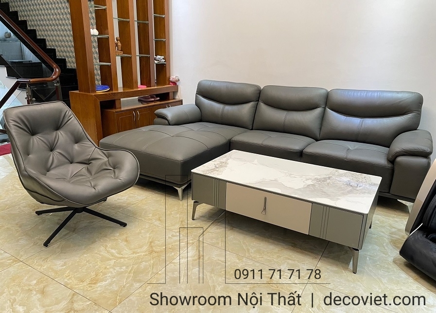 Sofa Da Bò Giá Rẻ 906T