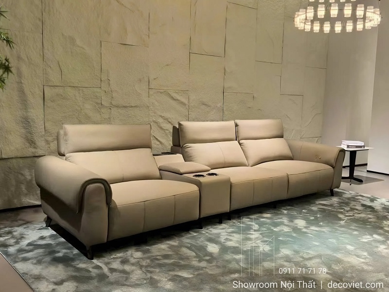 Sofa Da Bò Nhập Khẩu Chỉnh Điện 1147T