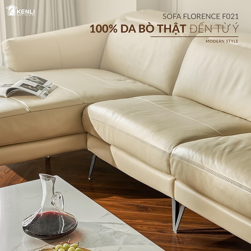 Sofa Da Bò Thật 577T