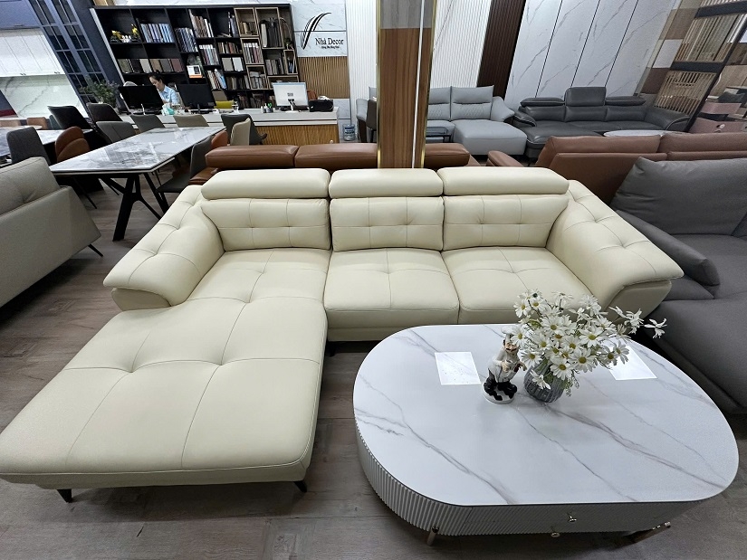 Sofa Da Bò Thật 972T
