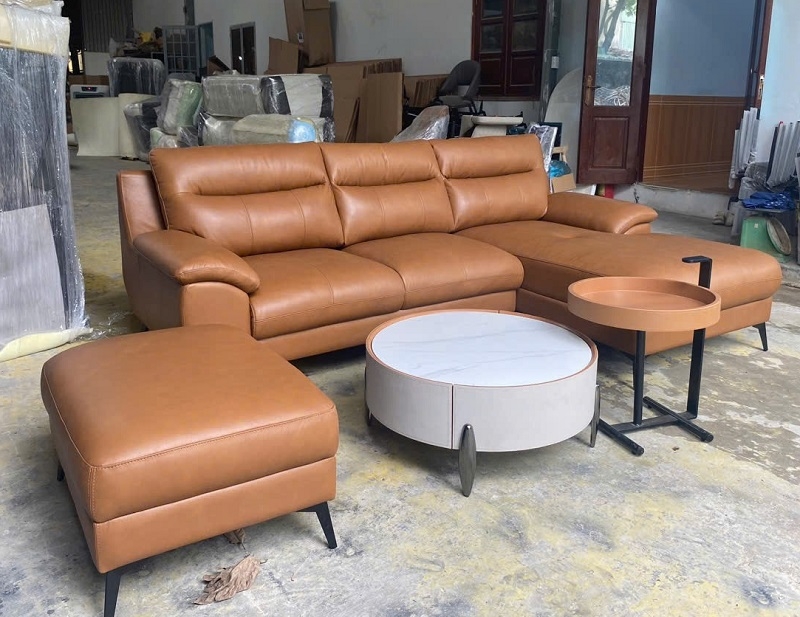 Sofa Da Bò Ý Giá Rẻ 1095T