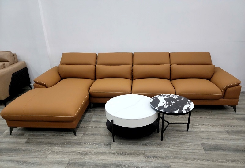 Sofa Da Chữ L Cao Cấp 1032T