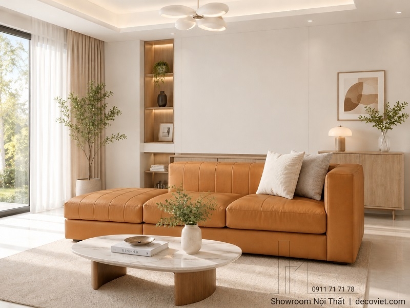 Sofa Da Hiện Đại Cao Cấp 1156T