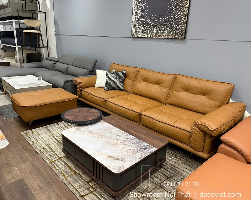 Sofa Da Phòng Khách Cao Cấp 1093T