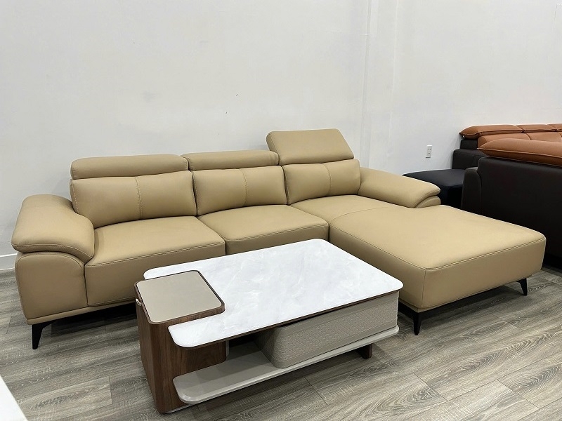 Sofa Da Phòng Khách Cao Cấp 1098T