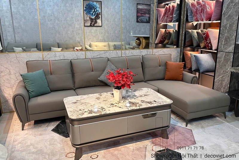 Sofa Da Phòng Khách Hiện Đại 1148T
