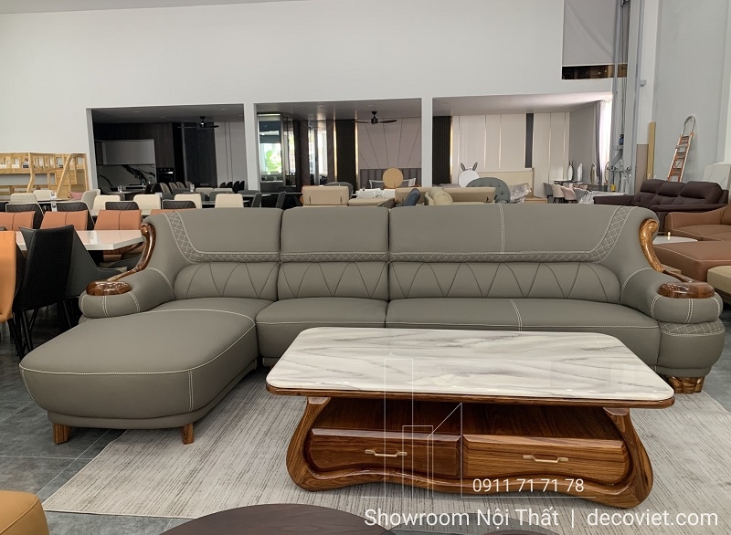 Sofa Gỗ Bọc Da Nhập Khẩu 1048T