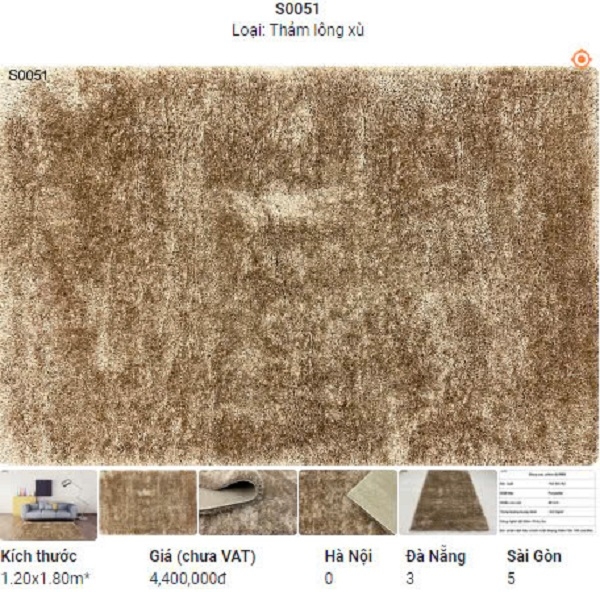 Thảm Lót Sàn Cao Cấp S0051