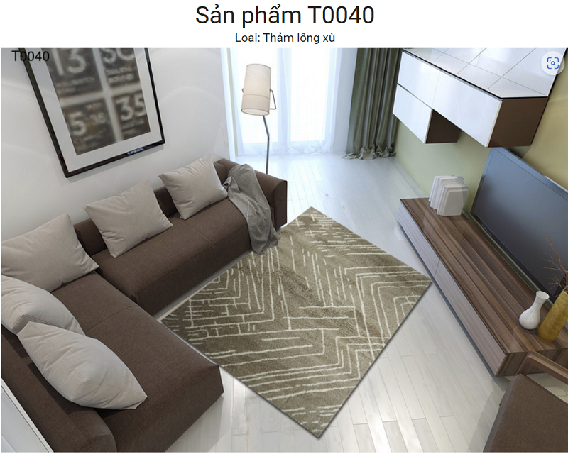 Thảm Lót Sofa Đẹp T0040