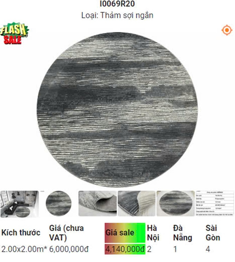 Thảm Sofa Cao Cấp I0069R20