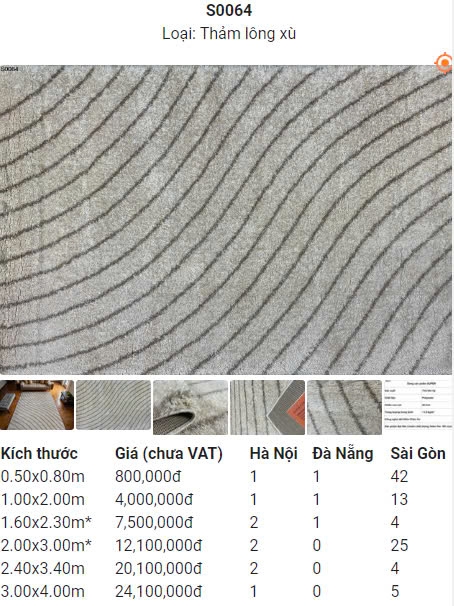 Thảm Sofa Đẹp S0064