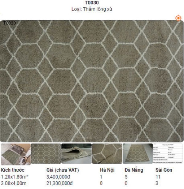 Thảm Trải Sàn Giá Rẻ T0030