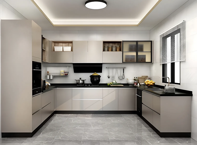 Tủ Bếp Chữ U 437T