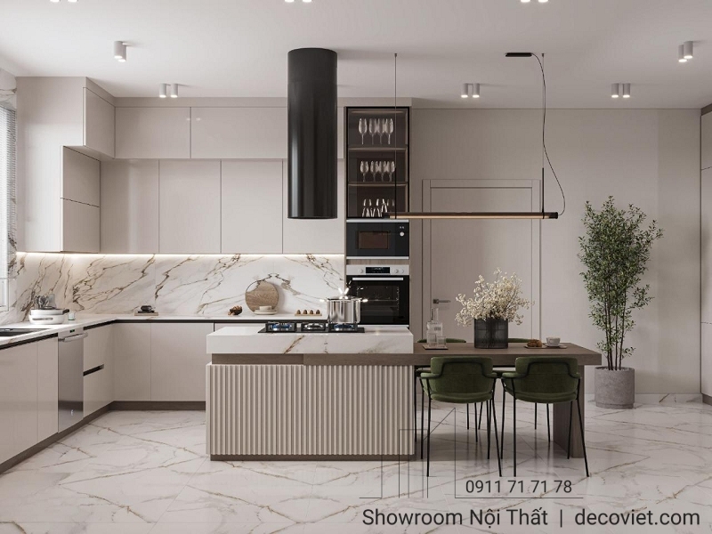 Tủ Bếp Chữ U Hiện Đại 433T