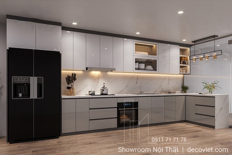 Tủ Bếp Đẹp Hiện Đại 444T